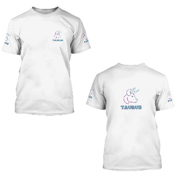 Discover Taurus Zodiac Sign 3D T Shirts
