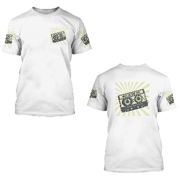 Discover 80s retro cassette nostalgia 3D T Shirts
