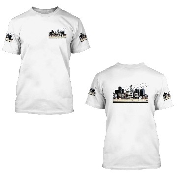 Discover Los Angeles Skyline 3D T Shirts