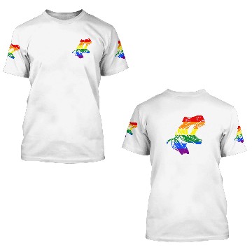 Discover Dino LGBT Pride Month 3D T Shirts