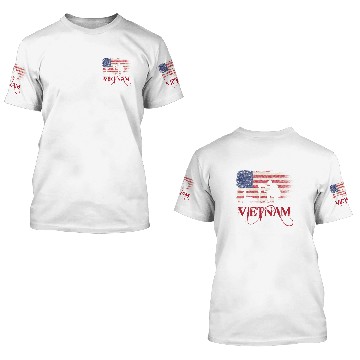 Discover National Vietnam War Veterans Day Betsy Ross flag 3D T Shirts