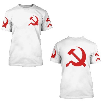Discover Hammer and Sickle 3D T Shirts