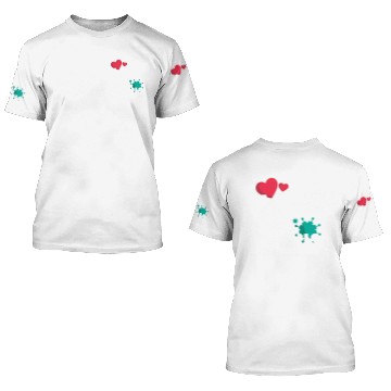 Discover Spread love not a virus 3D T Shirts
