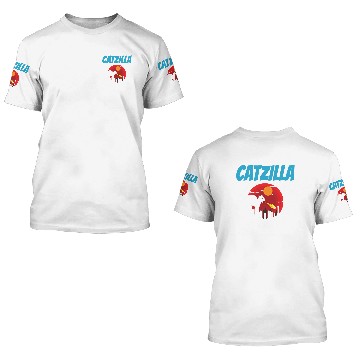 Discover Catzilla Cat Meow 3D T Shirts