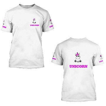 Discover Magical Pony 1%Human 99% Unicorn Fairy Tail 3D T Shirts