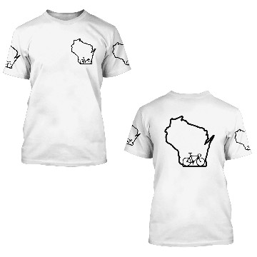 Discover Bike Wisconsin 3D T Shirts