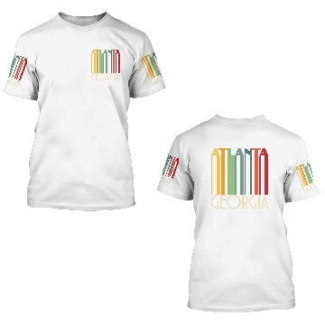 Discover Atlanta Georgia 3D T Shirts