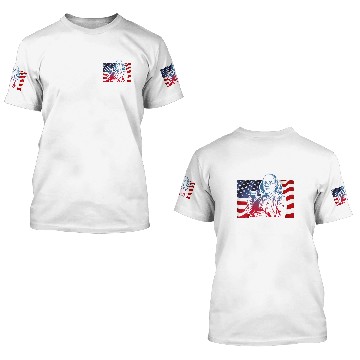 Discover Ben Drankin 4th of July Vintage 3D T Shirts