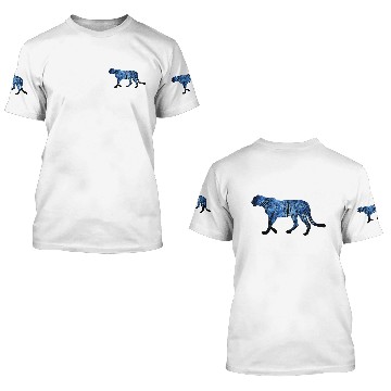 Discover Double-Exposure Animals Jaguar Gift Idea 3D T Shirts