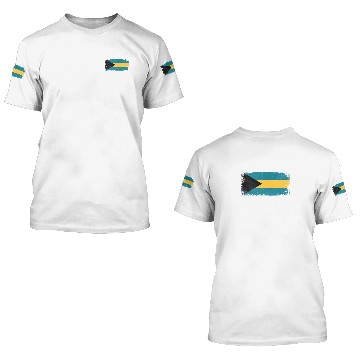 Discover Vintage Bahamas Flag 3D T Shirts