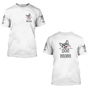 Discover Dog Mom Fitted 3D T Shirts
