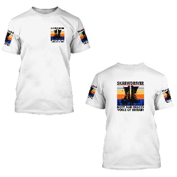 Discover Vintage Skrewdriver 3D T Shirts