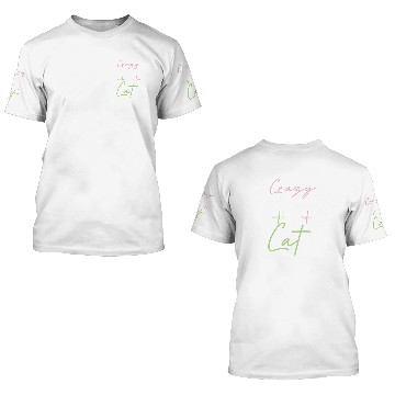 Discover Crazy cat lady 3D T Shirts