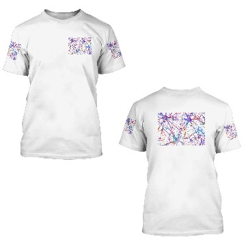 Discover Brain cell anatomy, 3D T Shirts