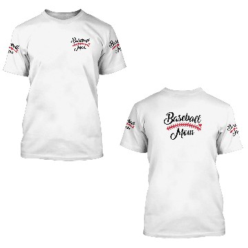 Discover Baseball Mom 3D T Shirts