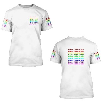 Discover I am a child of God - Rainbow 3D T Shirts