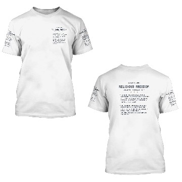 Discover Religious Freedom 3D T Shirts