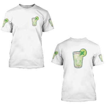 Discover Mojito Cocktail 3D T Shirts