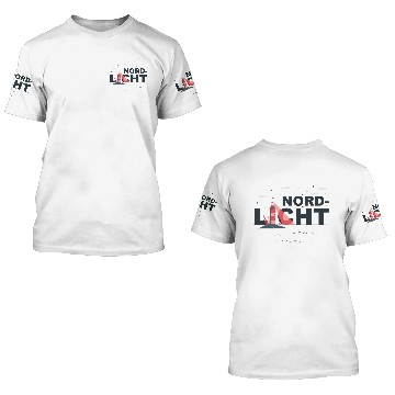 Discover Northern lights with Lighthouse | German Design 3D T Shirts