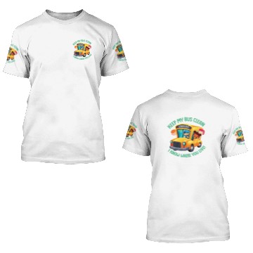 Discover Bus Driver School Bus 3D T Shirts