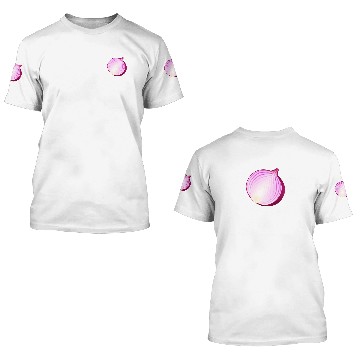 Discover Onion Half Cook 3D T Shirts