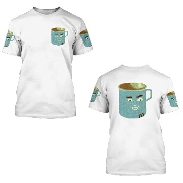 Discover tin cup 3D T Shirts