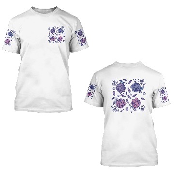 Discover Stained Glass Roses 3D T Shirts