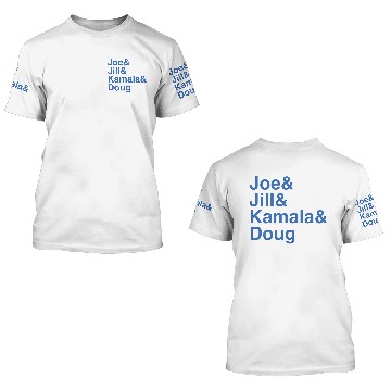 Discover joe & jill & kamala & doug 3D T Shirts