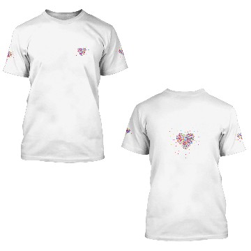 Discover Just Married Wedding Couples Heart Gift 3D T Shirts