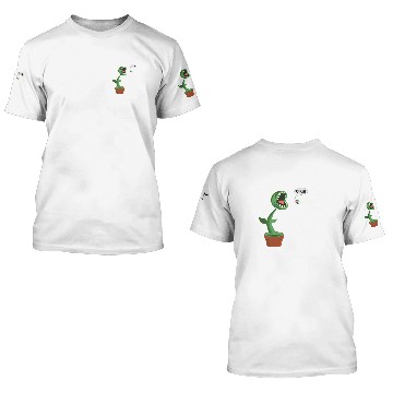 Discover Carnivorous Plants Venus Flytrap Eating Fly Ouch 3D T Shirts
