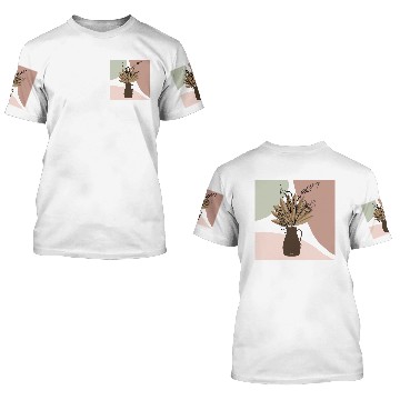 Discover Terracotta Pots Print,Modern Bohemian Wall Art 3D T Shirts