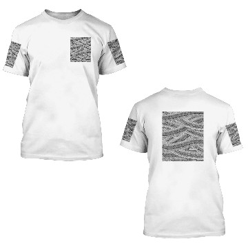 Discover Black Snake Skin Art 3D T Shirts