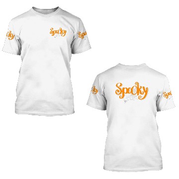 Discover Spooky Halloween with Spider and spider web 3D T Shirts