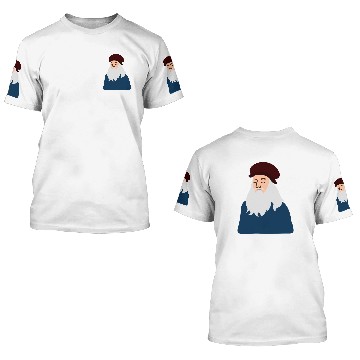 Discover Peaceful Da Vinci 3D T Shirts