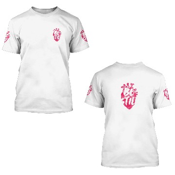 Discover My Beating, Bleeding Heart 3D T Shirts