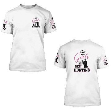 Discover Real Girls Go Ghost Hunting 3D T Shirts Funny Adventures