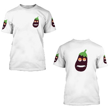 Discover bored eggplant 3D T Shirts
