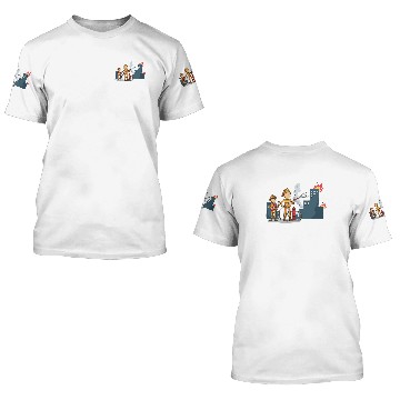 Discover fire brigade water hose fire emergency 3D T Shirts