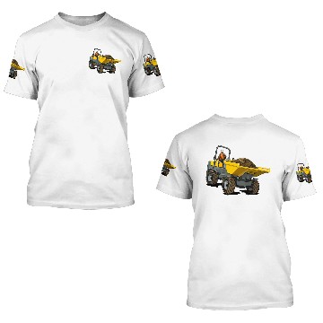 Discover Front dump truck 3D T Shirts