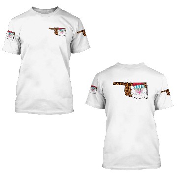 Discover Leopard Santa Oklahoma 3D T Shirts