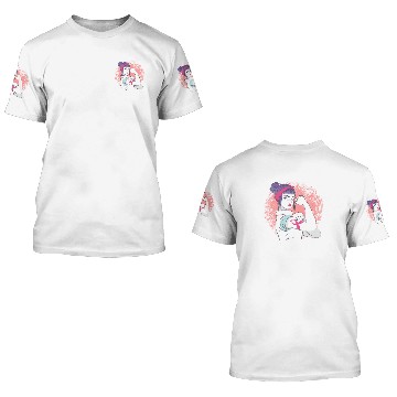 Discover Girlpower cancer awareness month 3D T Shirts
