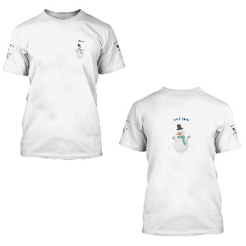 Discover Snowman Let it Snow 3D T Shirts