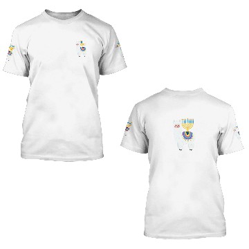 Discover Alpaca Menorah Hanukkah 3D T Shirts