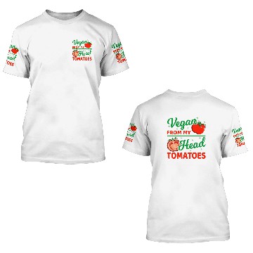 Discover Tomato Red Round Vegetable Gift Idea 3D T Shirts