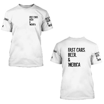 Discover MUSCLE CAR Gift Car Lover for Memorial Day FAST 3D T Shirts