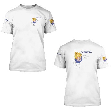 Discover Vegeta Super Saiyan 3D T Shirts