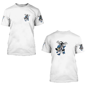 Discover Comic - Astro Dino Robot - dark 3D T Shirts