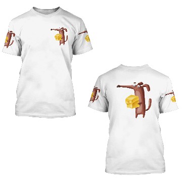 Discover Cheesy Dog 3D T Shirts