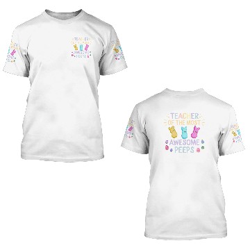 Discover Funny Easter 3D T Shirts For Virtual Teacher Of The