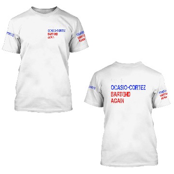 Discover Funny Political Conservative AOC bartend gift idea 3D T Shirts